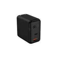 QCY GN203GB Gan (Galliun Nitrade) Charger With USB A & C Dual Output (65W)